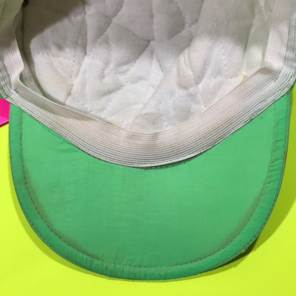 MCGREGOR Vintage Neon Green Side Snap Puff Hat - Picture 6 of 7